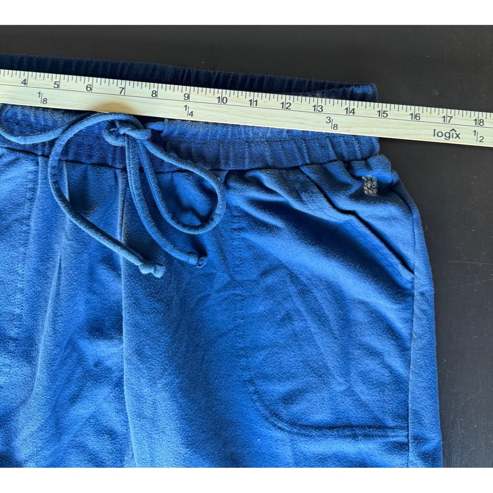 Free People FP Movement Blue Joggers Drawstring Waist Tapered Sweatpants Size M - Picture 5 of 7